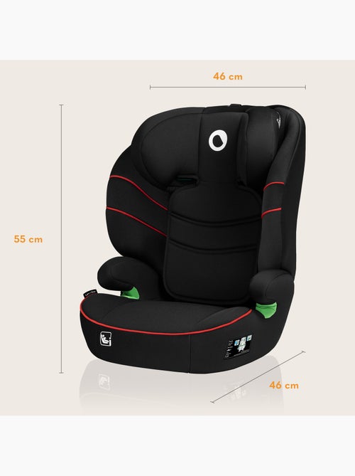 Seggiolino auto LIONELO Lars i-Size 100-150 cm - Seduta larga - Gruppo 2/3 - Rivestimento sfoderabil - Kiabi