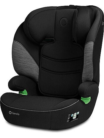 Seggiolino auto LIONELO Lars i-Size 100-150 cm - Seduta larga - Gruppo 2/3 - Rivestimento sfoderabil