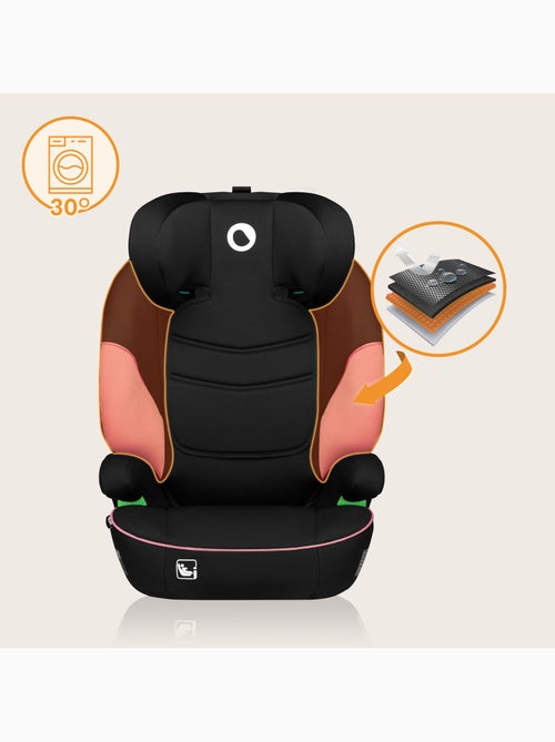 Seggiolino auto LIONELO Lars i-Size 100-150 cm - Seduta larga - Gruppo 2/3 - Rivestimento sfoderabil - Kiabi