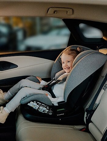 Seggiolino auto LIONELO Lavender i-Size 76-150 cm - ISOFIX - Ventilazione - Gruppo 1/2/3