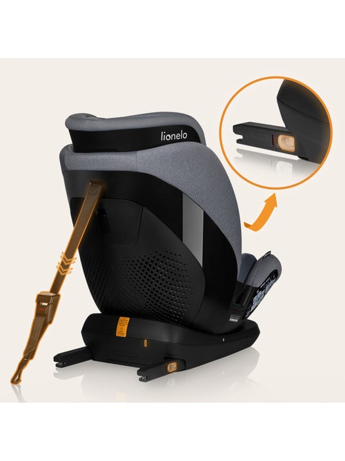 Seggiolino auto LIONELO Lavender i-Size 76-150 cm - ISOFIX - Ventilazione - Gruppo 1/2/3 - Kiabi