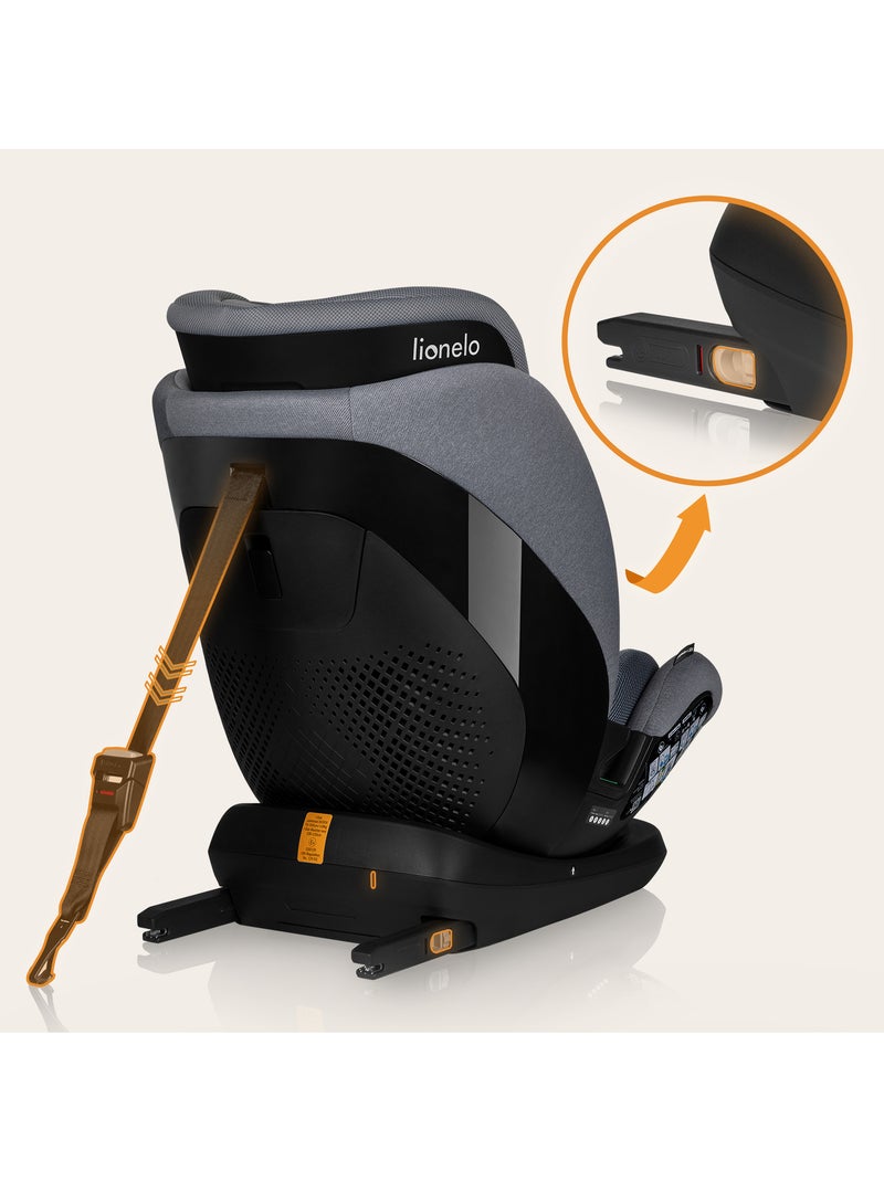 Seggiolino auto LIONELO Lavender i-Size 76-150 cm - ISOFIX - Ventilazione - Gruppo 1/2/3 Grigio - Kiabi