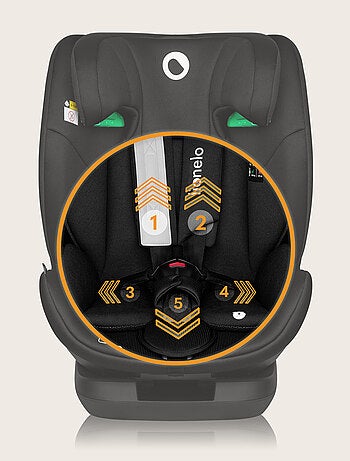 Seggiolino auto LIONELO Lavender i-Size 76-150 cm - ISOFIX - Ventilazione - Gruppo 1/2/3