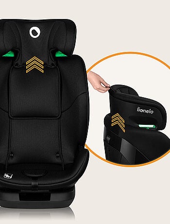 Seggiolino auto LIONELO Lavender i-Size 76-150 cm - ISOFIX - Ventilazione - Gruppo 1/2/3