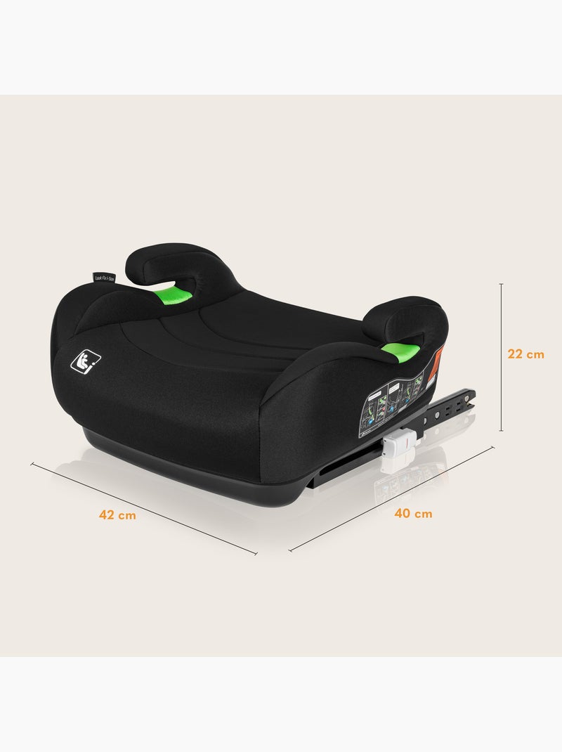 Seggiolino auto LIONELO Luuk Fix i-Size - ISOFIX - 125-150 cm - Gruppo 3 Grigio - Kiabi
