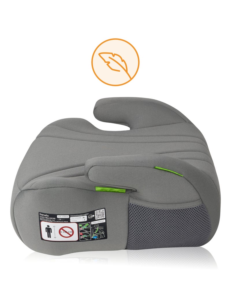 Seggiolino auto LIONELO Luuk i-Size - 125-150 cm - Gruppo 3 (22-36 kg) - Leggero Grigio - Kiabi