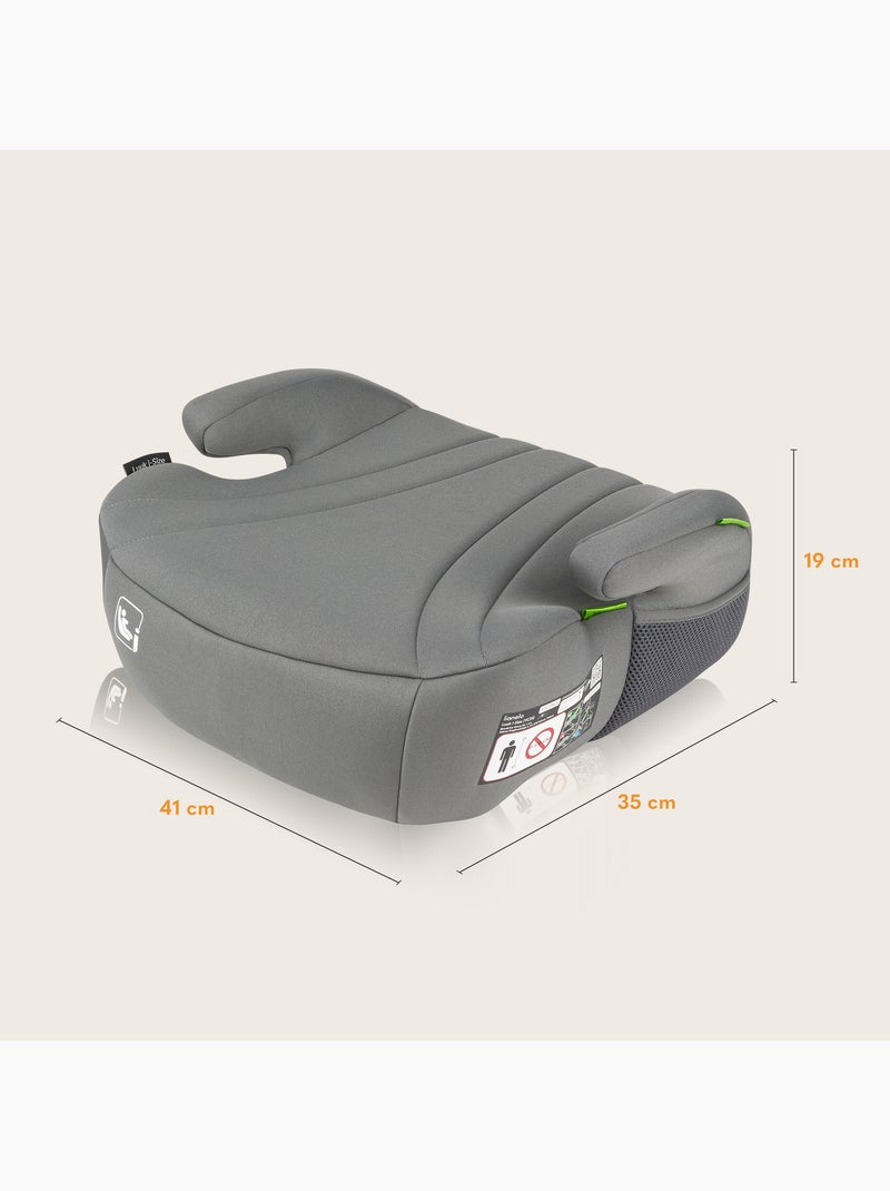 Seggiolino auto LIONELO Luuk i-Size - 125-150 cm - Gruppo 3 (22-36 kg) - Leggero Grigio - Kiabi