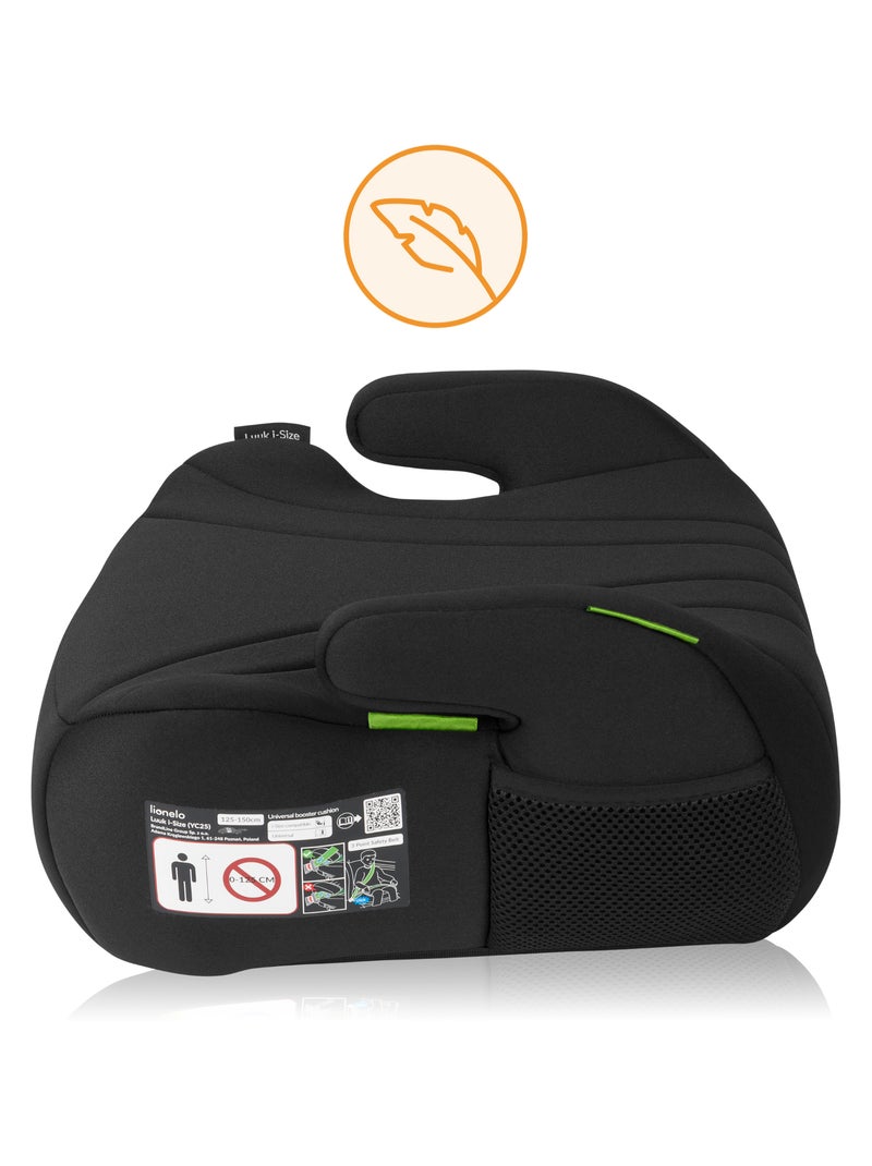 Seggiolino auto LIONELO Luuk i-Size - 125-150 cm - Gruppo 3 (22-36 kg) - Leggero Nero - Kiabi