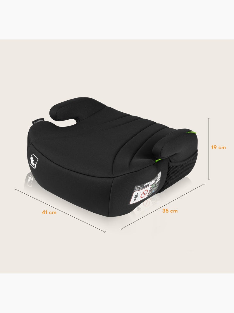 Seggiolino auto LIONELO Luuk i-Size - 125-150 cm - Gruppo 3 (22-36 kg) - Leggero Nero - Kiabi