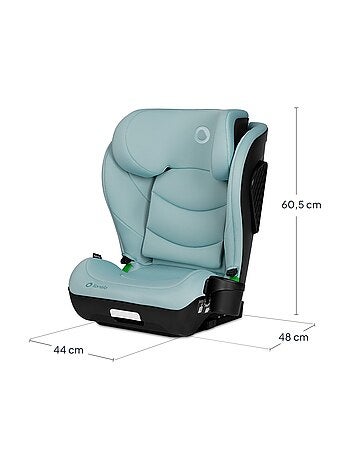 Seggiolino auto LIONELO Neal i-Size 100-150 cm - ISOFIX - Seduta larga - Portabicchieri - Reclinabil