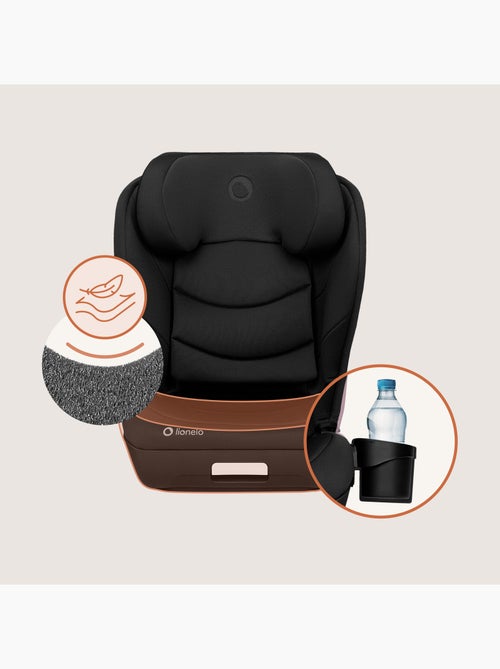 Seggiolino auto LIONELO Neal i-Size 100-150 cm - ISOFIX - Seduta larga - Portabicchieri - Reclinabil - Kiabi