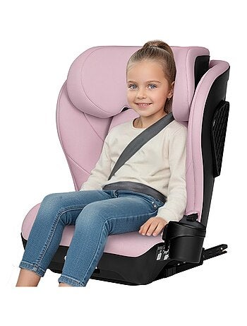 Seggiolino auto LIONELO Neal i-Size 100-150 cm - ISOFIX - Seduta larga - Portabicchieri - Reclinabil