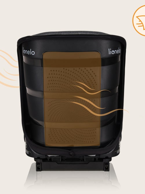 Seggiolino auto LIONELO Neal i-Size 2/3 - ISOFIX - Seduta larga - Ventilazione - Reclinabile - Kiabi