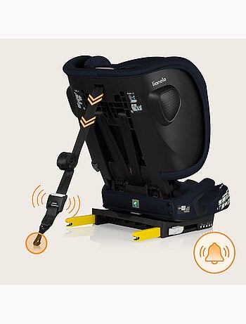 Seggiolino auto LIONELO Nelly i-Size 76-150 cm - ISOFIX - Pieghevole - Cinghia TopTether - Gruppo 1/