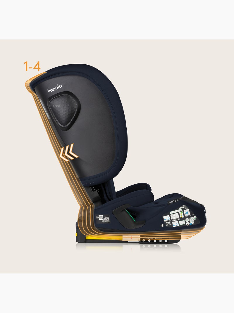 Seggiolino auto LIONELO Nelly i-Size 76-150 cm - ISOFIX - Pieghevole - Cinghia TopTether - Gruppo 1/ Blu - Kiabi