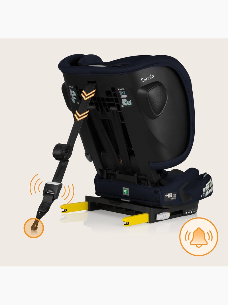 Seggiolino auto LIONELO Nelly i-Size 76-150 cm - ISOFIX - Pieghevole - Cinghia TopTether - Gruppo 1/ Blu - Kiabi