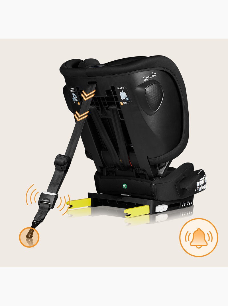 Seggiolino auto LIONELO Nelly i-Size 76-150 cm - ISOFIX - Pieghevole - Cinghia TopTether - Gruppo 1/ Nero - Kiabi