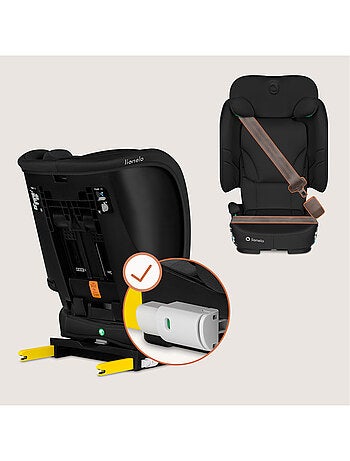 Seggiolino auto LIONELO Orin i-Size 100-150 cm - ISOFIX - Pieghevole - Leggero - Gruppo 2/3