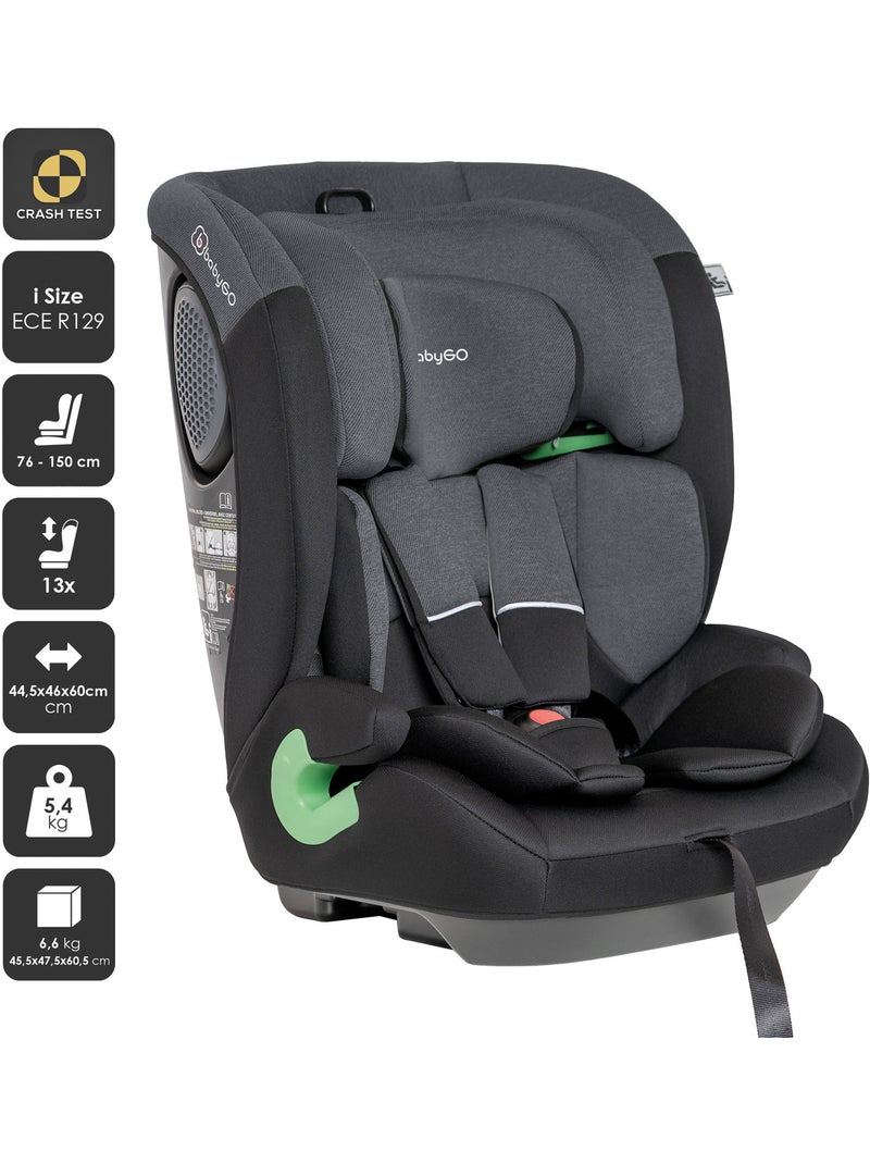 Seggiolino auto lumo - babygo Grigio nero - Kiabi