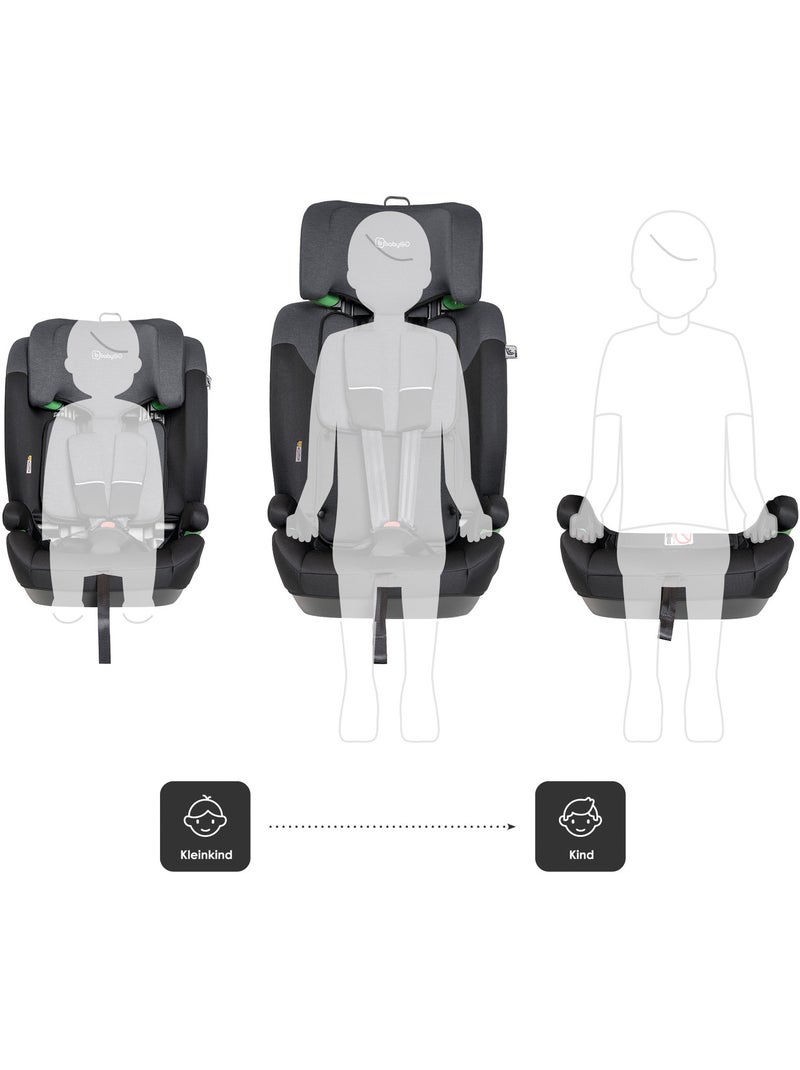 Seggiolino auto lumo - babygo Grigio nero - Kiabi