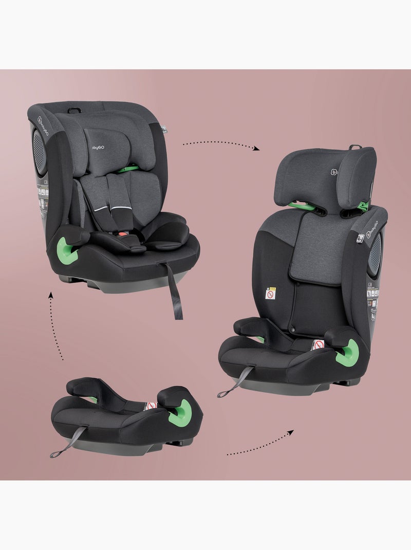Seggiolino auto lumo - babygo Grigio nero - Kiabi