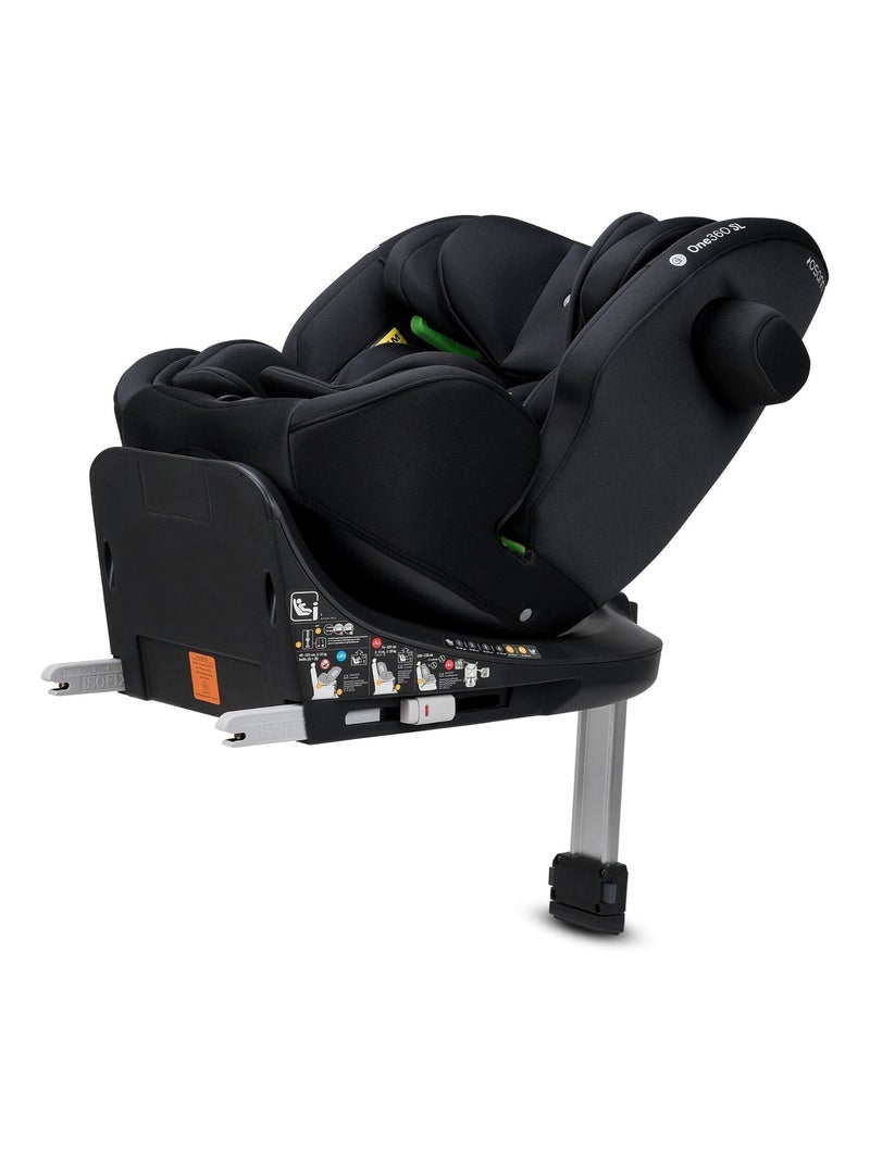 Seggiolino auto neonati/bambini One360 SL i-Size 40-150 cm Nero Nero - Kiabi