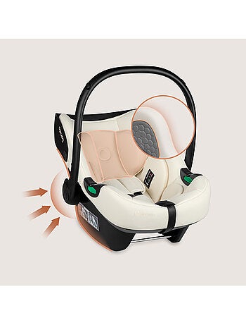 Seggiolino auto per neonati con base ISOFIX - LIONELO Astrid i-Size - Premio ADAC - Leggero - Seggio