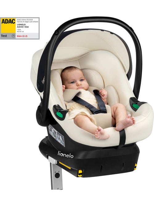 Seggiolino auto per neonati con base ISOFIX - LIONELO Astrid i-Size - Premio ADAC - Leggero - Seggio - Kiabi