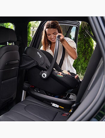 Seggiolino auto per neonati con base ISOFIX - LIONELO Astrid i-Size - Premio ADAC - Leggero - Seggio