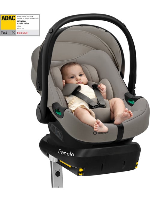 Seggiolino auto per neonati con base ISOFIX - LIONELO Astrid i-Size - Premio ADAC - Leggero - Seggio - Kiabi
