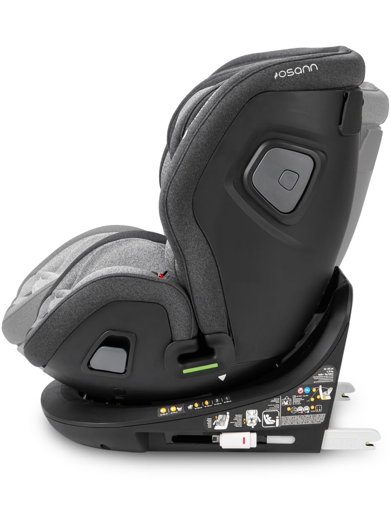 Seggiolino auto per neonati/bambini Flame 360 Isofix I-Size - 40-150 cm Grigio grigio - Kiabi
