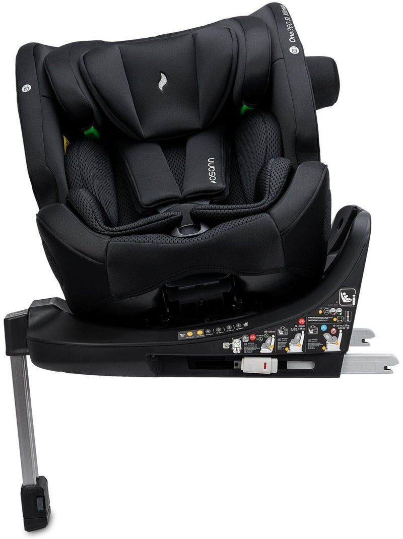 Seggiolino auto per neonati/bambini one360 sl klimax isofix i-size - 40-150 cm Nero Nero - Kiabi