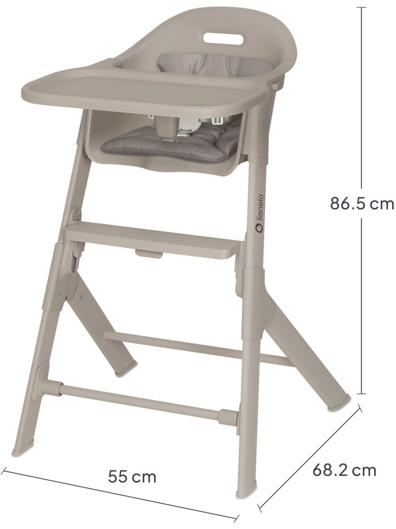 Seggiolone 2in1 LIONELO Beny - 6 a 36 mesi - Regolabile Beige - Kiabi
