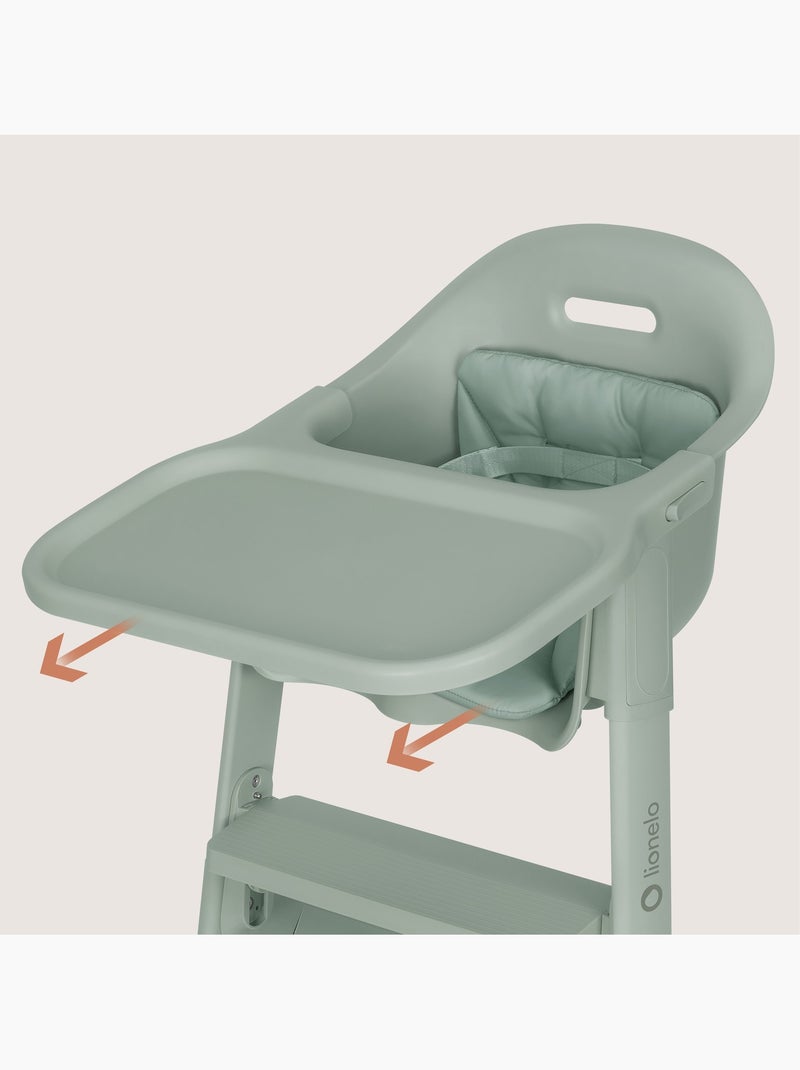 Seggiolone 2in1 LIONELO Beny - 6 a 36 mesi - Regolabile Verde - Kiabi