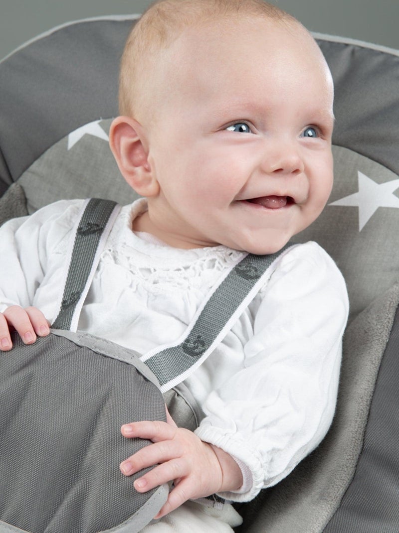 Seggiolone 3-in-1 con sdraietta inclinabile a stelle – ROBA "Born Up" Bianco - Kiabi