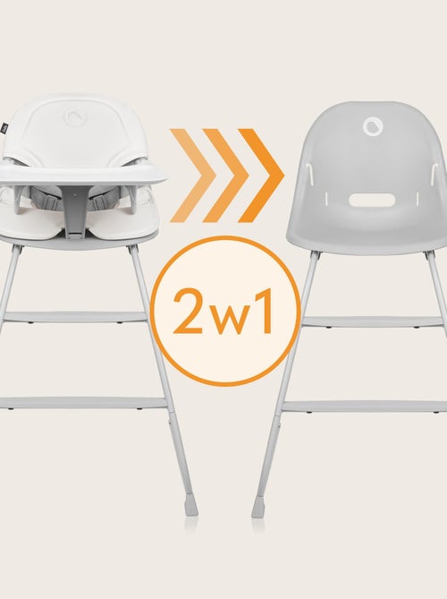 Seggiolone convertibile LIONELO Dalia - Fino a 60 kg - Ultraleggero - Kiabi