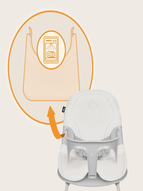 Seggiolone convertibile LIONELO Dalia - Fino a 60 kg - Ultraleggero - Kiabi