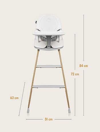Seggiolone convertibile LIONELO Dalia - Fino a 60 kg - Ultraleggero