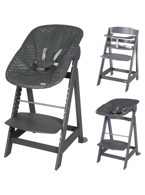 Seggiolone evolutivo con sdraietta inclinabile in pelle PU – ROBA "Born Up" - Kiabi