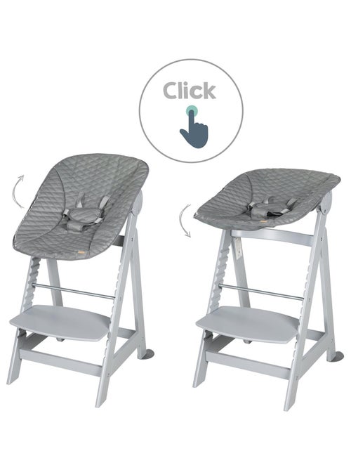 Seggiolone evolutivo con sdraietta inclinabile in pelle PU – ROBA "Born Up" - Kiabi