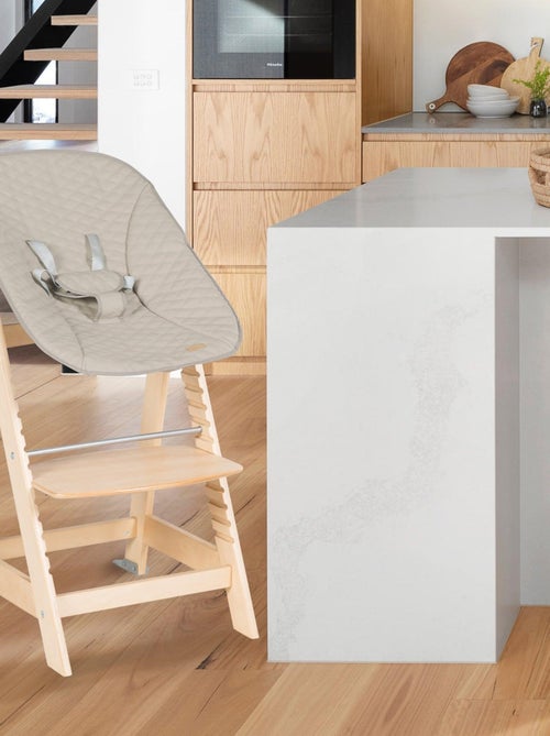 Seggiolone evolutivo con sdraietta inclinabile in pelle PU – ROBA "Born Up" - Kiabi