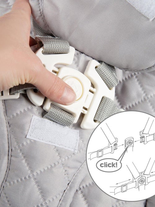 Seggiolone evolutivo con sdraietta inclinabile in pelle PU – ROBA "Born Up" - Kiabi