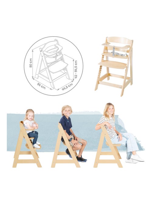 Seggiolone evolutivo con sdraietta inclinabile in pelle PU – ROBA "Born Up" - Kiabi