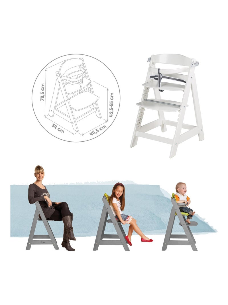 Seggiolone evolutivo con vassoio amovibile – ROBA "Sit Up Click & Fun" Bianco - Kiabi