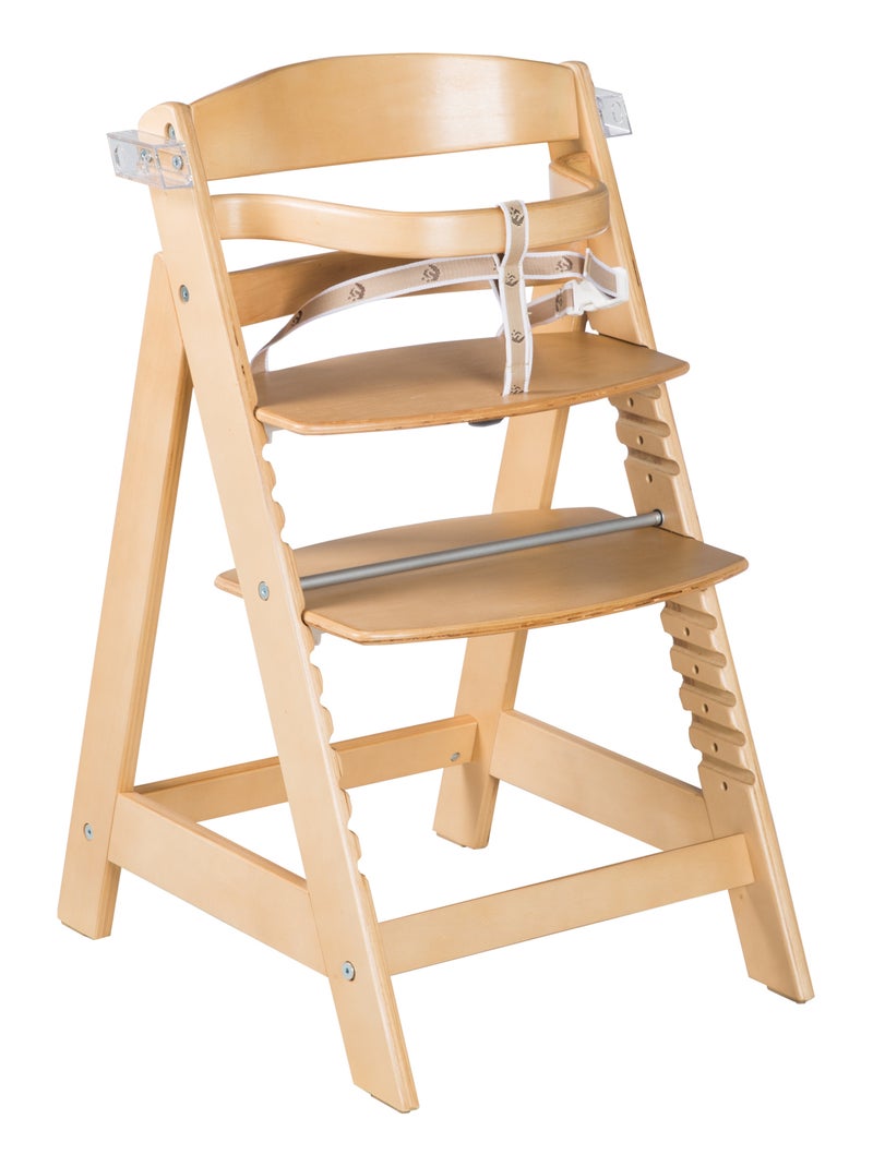 Seggiolone evolutivo con vassoio amovibile – ROBA "Sit Up Click & Fun" Legno naturale - Kiabi