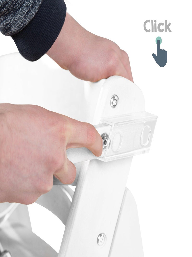 Seggiolone evolutivo con vassoio amovibile – ROBA "Sit Up Fun" Bianco - Kiabi