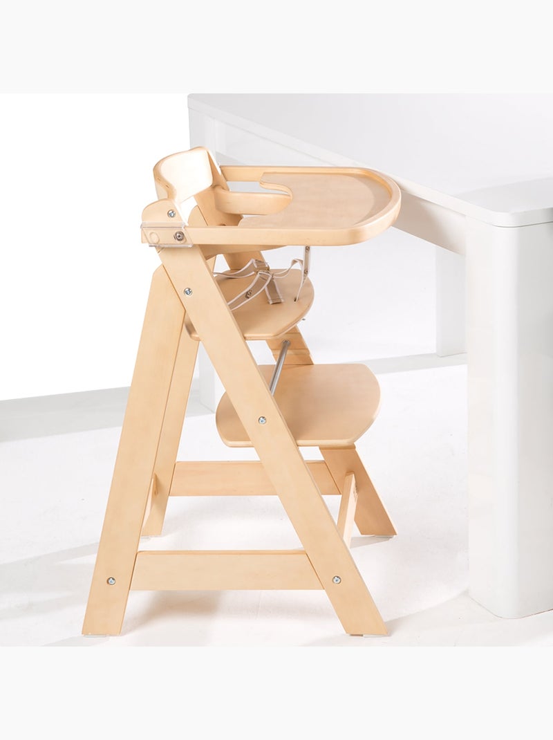 Seggiolone evolutivo con vassoio pasto amovibile – ROBA "Sit Up Fun" Legno naturale - Kiabi