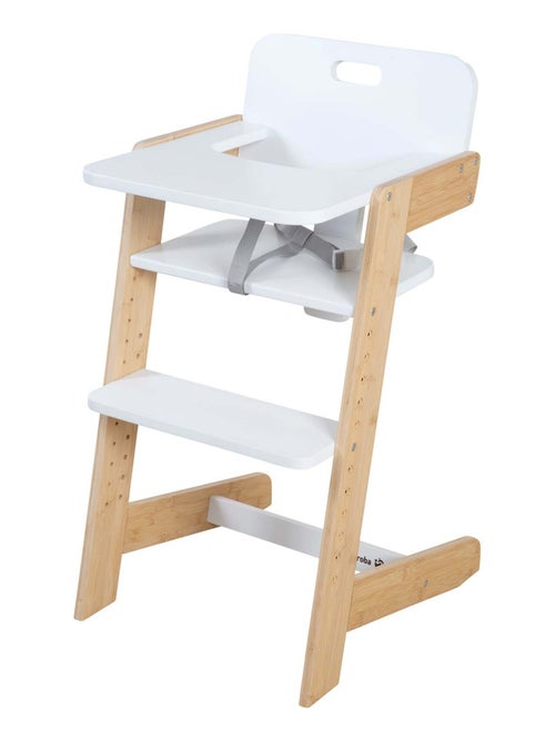 Seggiolone evolutivo in bambù FSC® con vassoio pasto "Roba Nature Up" - Kiabi