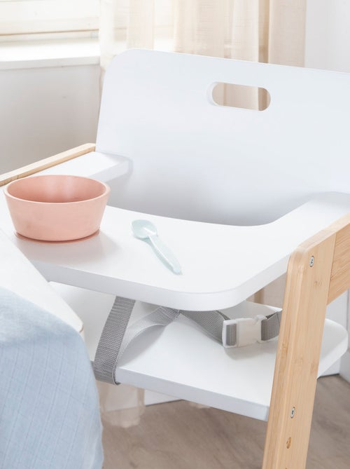 Seggiolone evolutivo in bambù FSC® con vassoio pasto "Roba Nature Up" - Kiabi