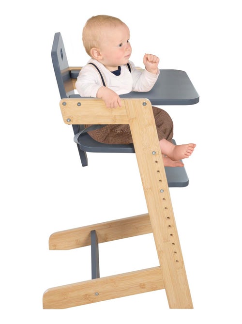 Seggiolone evolutivo in bambù FSC® con vassoio pasto "Roba Nature Up" - Kiabi